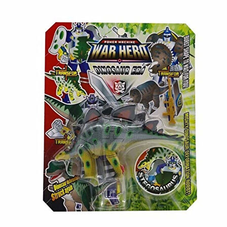 Robota Dönüşen Savaşçı Dinozor Stegosaurus