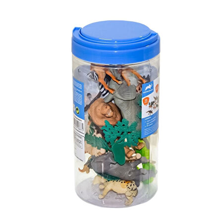 SH-D6401 Vahşi Hayvan Oyun Seti 23 cm