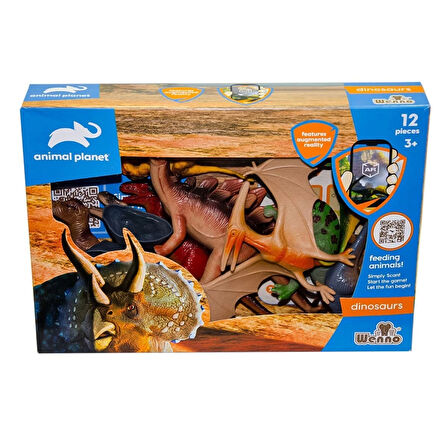 SH-D5903 Kutulu 12 Parça Dinozor Seti