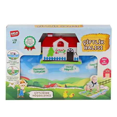 YY-571 A622374TR-U Sesli ve Işıklı Eğitici Çiftlik Halısı