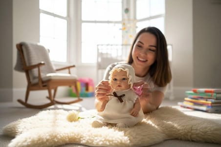 SH  CM TAM VİNİL BEBEK EMZİKLİ-ZRV