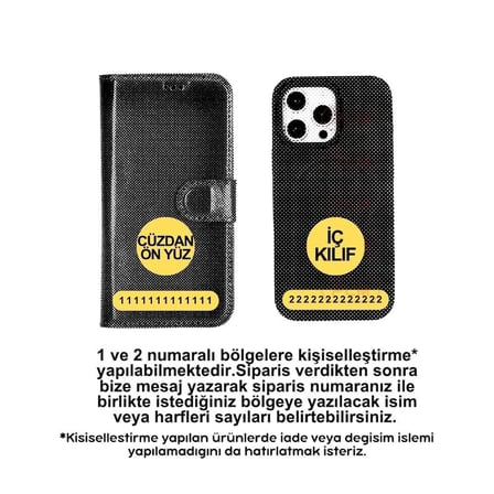 Apple iPhone 17 Pro Max için, Hakiki Deri, El Yapımı Cüzdanlı Kılıf, Magsafe ile uyumlu, İç Yüzeyi Kadife, Siyah