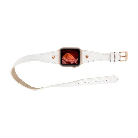Apple Watch Uyumlu Deri Kordon 42-44-45mm Slim DTRG F3