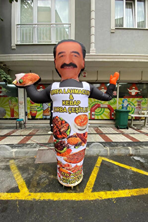 KİŞİYE ÖZEL TASARIM VE BASKILAR İLE 3 METRE BOYUNDA MDF ALT TABLA REKLAM BALONU
