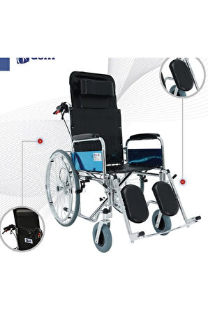 GOLFİ G124e Multi Fonkiyonel Tekerlekli Sandalye Tekerlekli Sandalye
