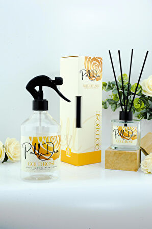 Gold Rose Çubuklu Oda Kokusu - Kokulu Çubuk 120ml