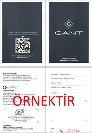 Gant G135012 Kol Saati