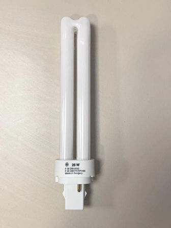 10 ADET  G/E PLC LAMBA 26W/830 2P 3000 KELVİN 1800 LÜMEN SARI