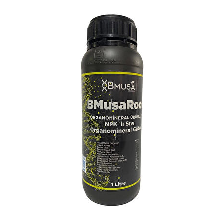 Bmusa Root Npk’lı Sıvı Organominarel Gübre 1 Lt