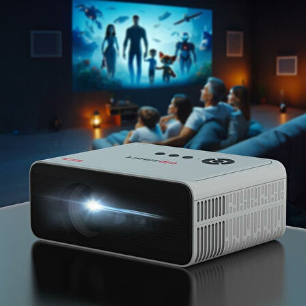 Alpsmart AS-585 Android Projeksiyon 1080P Hd 1gb Ram 8gb Hafıza Wifi Bluetooth