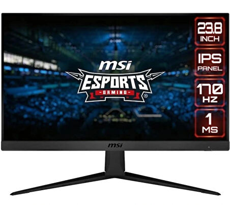 MSI 23.8" G2412 1920x1080 (FHD) FLAT IPS 170HZ 1MS ADAPTIVE-SYNC GAMING MONITOR