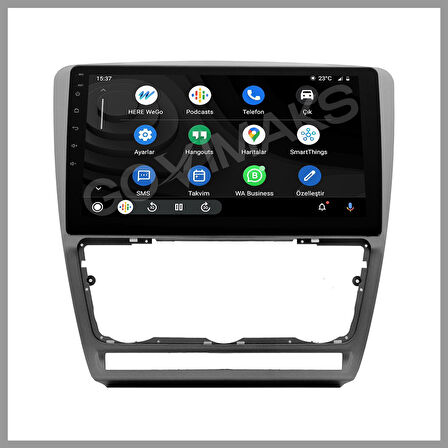 GOVİMAKS SKODA OCTAVİA 2005-2012 UYUMLU GRI 6 GB RAM 128 GB HAFIZA ANDROID MULTIMEDIA TEYP