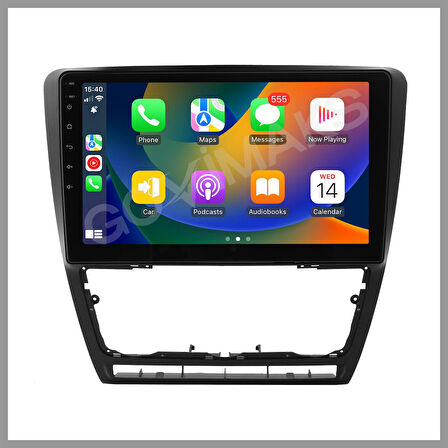 SKODA OCTAVİA 2005-2012 SİYAH 6 GB RAM 128 GB HAFIZA ANDROID MULTIMEDIA TEYP
