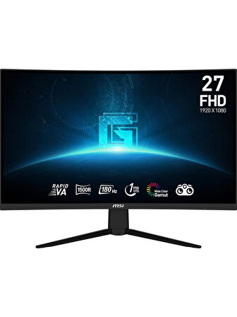 MSI G27C3F 27" 1 ms Full HD Curved 180 Hz Oyuncu Monitörü