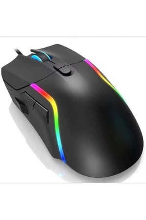 G28 Profesyonel Makro Programlanabilir RGB Oyuncu Mouse Kablolu- 6400 DPI Ateş Etme Butonlu Örgü Kablolu Gaming Fare