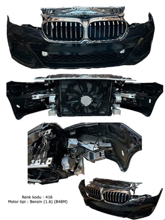 BMW - ÖN TAMPON PANEL RADYATÖR SETİ DOLU G30 LCI 2020-