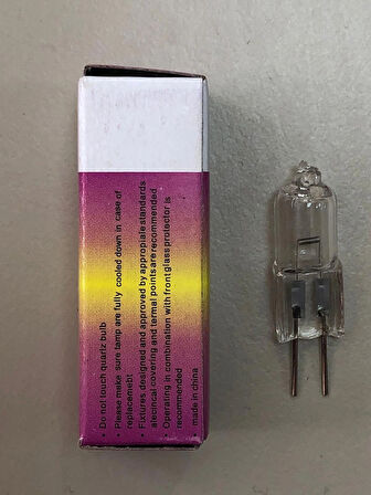 5 ADET 12V 20W G4 HALOJEN LAMBA ÇİN MALI