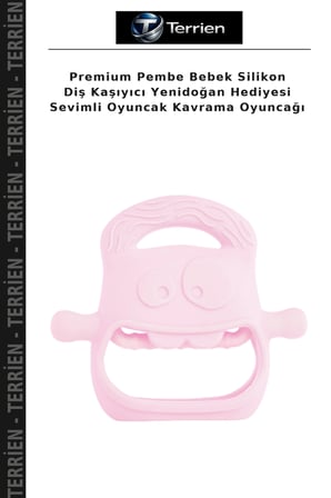Premium Pembe Bebek Silikon Diş Kaşıyıcı Yenidoğan Hediyesi Sevimli Oyuncak Kavrama Oyuncağı