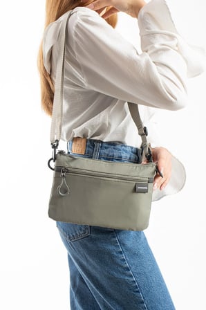 Çok Bölmeli Unisex Çapraz Çanta - Sportif Omuz Çantası - Su Geçirmez Teknik Kumaş