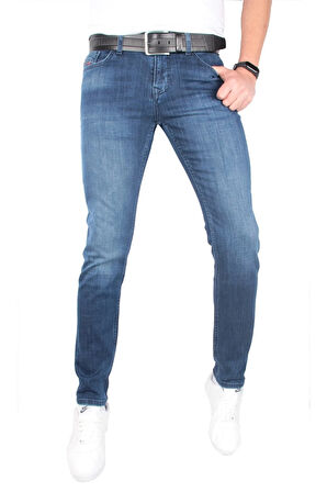 Likralı Erkek Skınny Fıt Kot Pantolon 1282