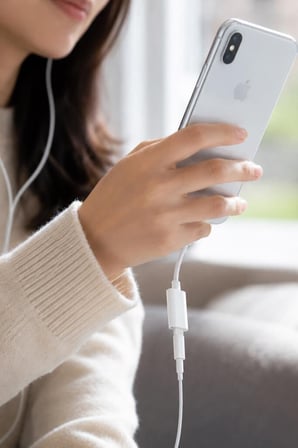Premium Kulaklık Dönüştürücü İphone 7 Aux JBC100 Beyaz Ara Kablo Taşınabilir Ek Ses Aparatı