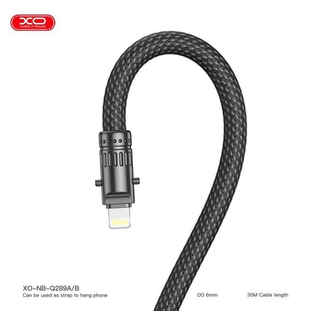 Delux Serisi Günlük Kablo Yedek Parça NB-Q289A 27W TYPE-C to Lightning Şarj Kablosu
