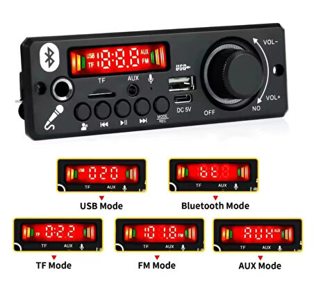 Bluetooth Araç teyip mp3 çalar usb li radyo teyp modülü Kaliteli