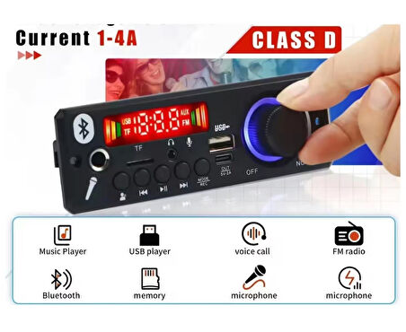 Bluetooth Araç teyip mp3 çalar usb li radyo teyp modülü Kaliteli