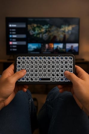 Delux Serisi Mini Taşınabilir Pratik Kablosuz Klavye Rgb M7 Siyah
