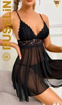 DANTELLİ ŞIK İKİLİ GECELİK