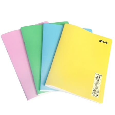mynote Text PASTEL Defter A5 60 yp Çizgili SpiralsizKARIŞIK 1 ADET