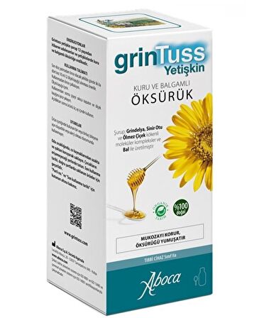 GrinTuss Yetişkin Öksürük Şurubu 128 gr