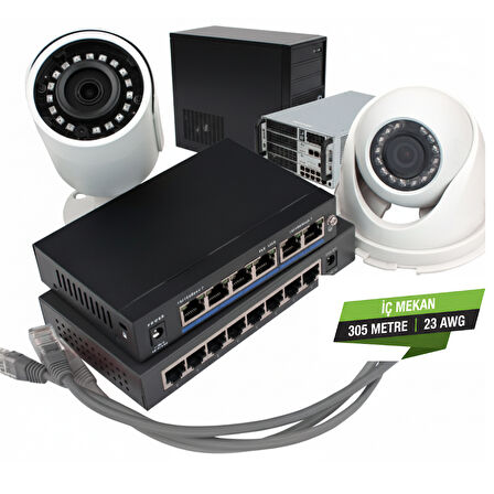 GABBLE Cat6 UTP 305 Metre İç Ortam Ethernet Ağ Kablosu 23 AWG Yüksek Hız