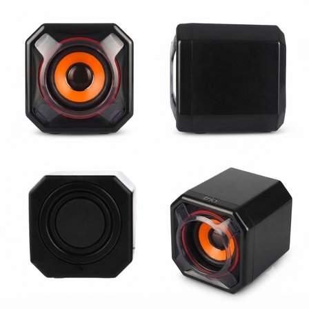 Trio S5 USB Multimedia Hoparlör 10W 2.5 İnç 3.5mm Stereo PC Laptop Masaüstü