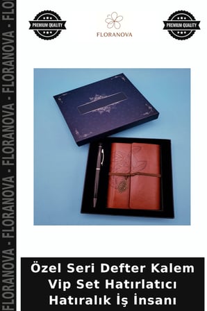 Özel Seri Defter Kalem Vip Set Hatırlatıcı Hatıralık İş İnsanı