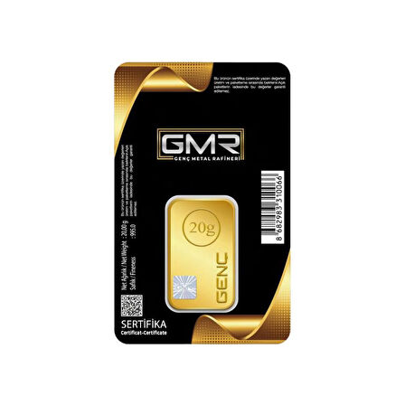 RimaGold 20 gr 24 Ayar GMR Gram Altın