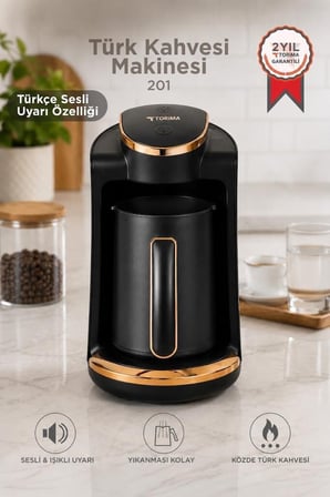 Mutfak Aleti Teknolojik Alet Sıcak İçecek Kahve Makinesi 201 Sesli Komut 250ml 4 Fincan