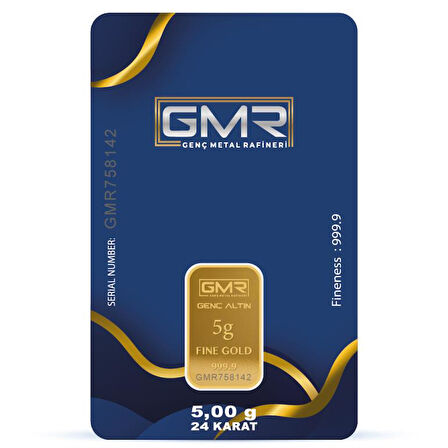 RimaGold 5 gr 24 Ayar 999.9 Milyem GMR Gram Altın