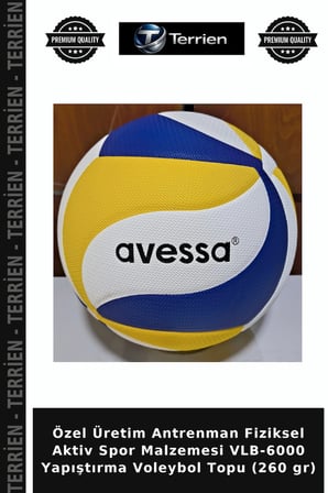 Özel Üretim Antrenman Fiziksel Aktiv Spor Malzemesi VLB-6000 Yapıştırma Voleybol Topu (260 gr)