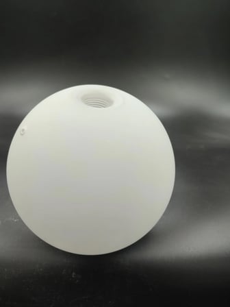 (G.9) AMPULE GÖRE,GLOB AVİZE CAMI.SÜT BEYAZ MAT RENKTE (Çapı:15.00 cm-Duy yuvası:(G.9),2.00 cm) Kendinden dişli.