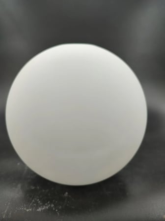 (G.9) AMPULE GÖRE,GLOB AVİZE CAMI.SÜT BEYAZ MAT RENKTE (Çapı:15.00 cm-Duy yuvası:(G.9),2.00 cm) Kendinden dişli.