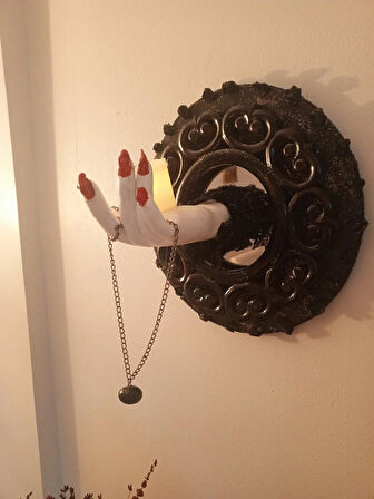 CADILAR BAYRAMI TEMALI GOTİK DEKOR DUVAR AYNASI