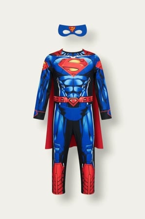 Superman Kassız Çocuk Kostümü - Çok Renkli
