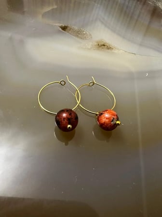 El Yapımı Tasarım Boncuk Küpe Şık Hediyelik