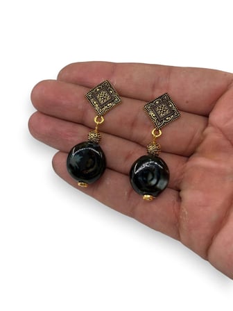 El Yapımı Tasarım Boncuk Küpe Şık Hediyelik