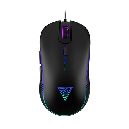 GAMDIAS AURA GS3, Çok Renkli Aydınlatma,  USB Kablolu, 6 Tuşlu, Gaming Mouse, 3.600 DPI, Siyah