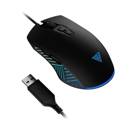 GAMDIAS ZEUS E4, RGB Aydınlatma, USB Kablolu,  7 Tuşlu, Gaming Mouse, 7.200 DPI, Siyah