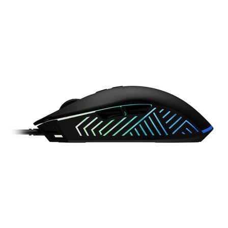 GAMDIAS ZEUS E4, RGB Aydınlatma, USB Kablolu,  7 Tuşlu, Gaming Mouse, 7.200 DPI, Siyah