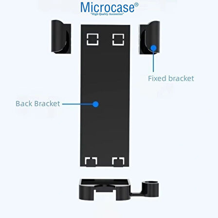 Microcase Saç Bigudisi ve Saç Düzleştiriciler için Askı Aparatı Tutucu - SİYAH AL4984