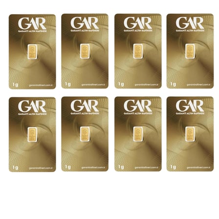 8 Adet 1 Gr 24 Ayar Altın (995)